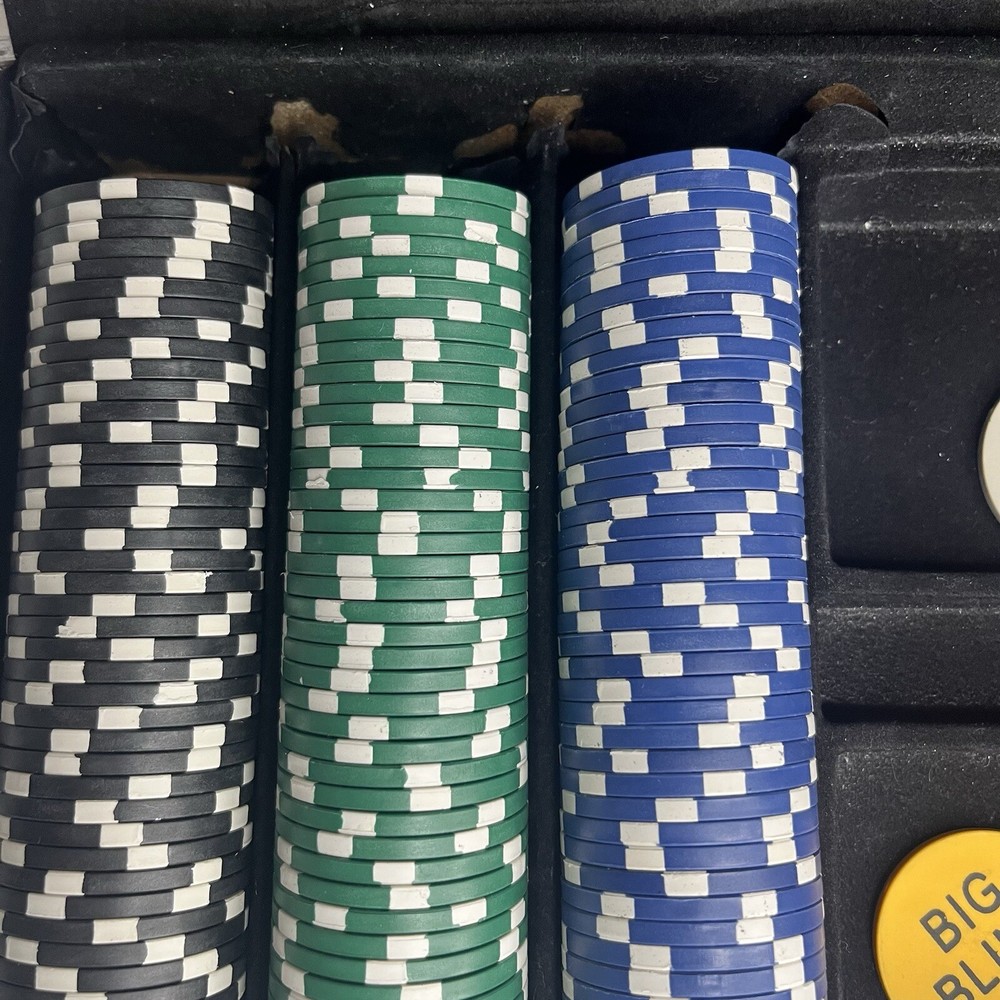 Poker Set with Metal Case