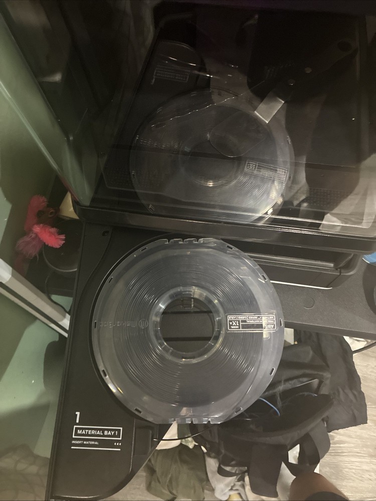 Makerbot Method x 3d Printer with 2 Filaments and Both Extractors Used Good