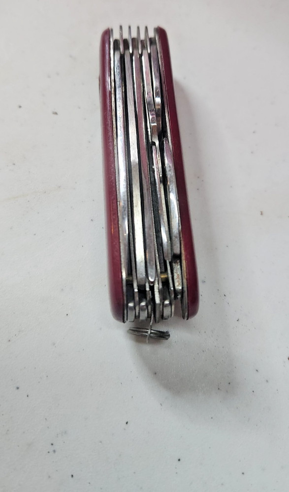 Swiss Army Red Star Multi Function Pocket Knife - Vintage