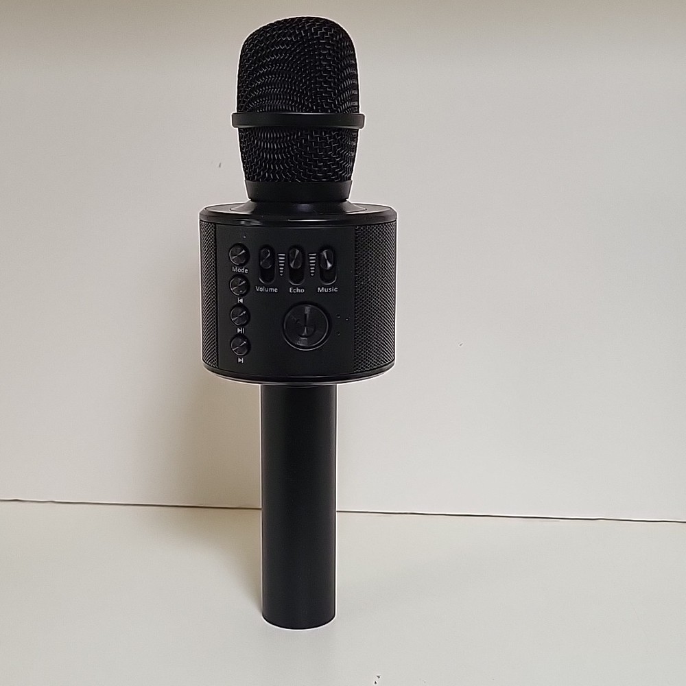 Core Innovations Wireless Bluetooth Karaoke Microphone w/ Speakers KRMC101BL