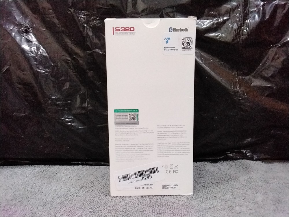 Monster S320 Bluetooth Speaker