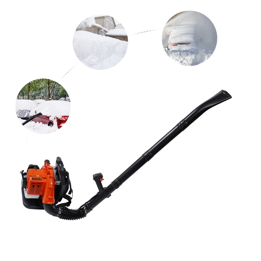 2-Stroke 42.7cc Backpack Leaf Blower Gas Powered Leaf Blower Backpack Blower