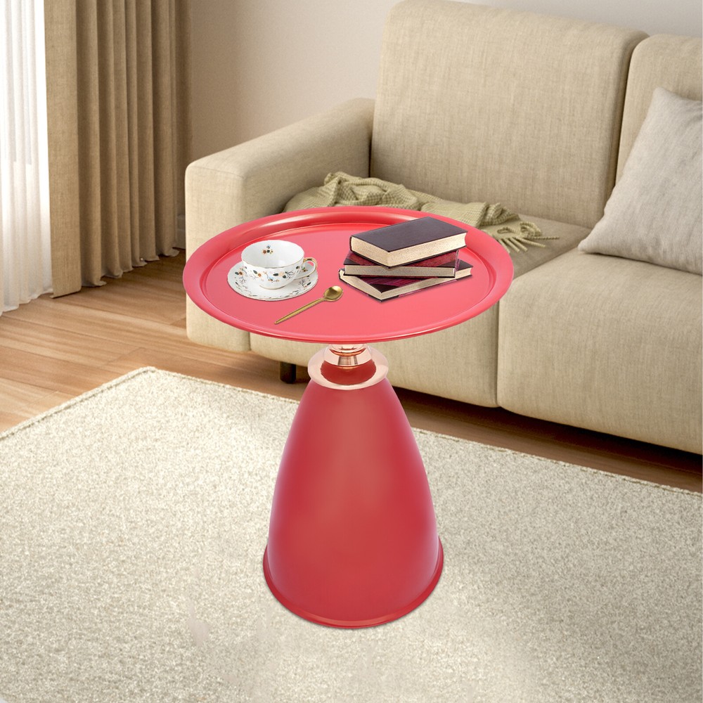 Side End Table Round Side Table for Living rooms/Bedrooms/Ooffices/Patios/Sofas
