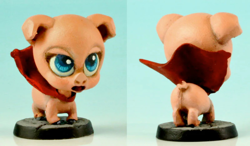 Chibi Flying Pig / Super Pig