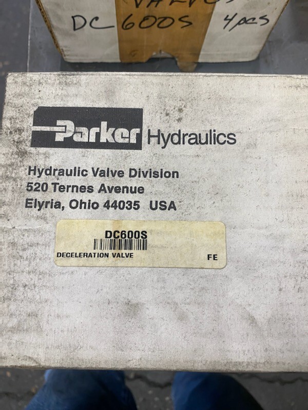 Parker DC600S deceleration valve