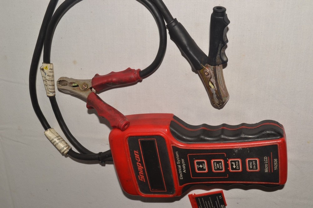 snap-on tools electrical system analyzer micro LCD YA2636 battery load tester