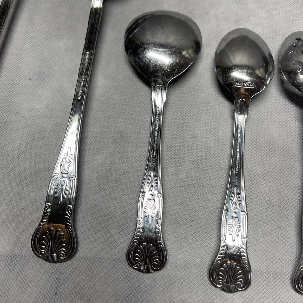 Reed & Barton KINGS 5 Pc 1824-1999 175th Select Stainless Serving Flatware Set