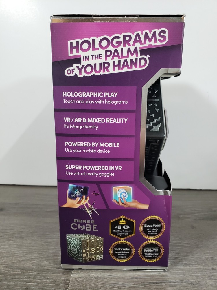 NEW Merge Cube AR/VR Holographic Object Hold In Hands ARC-01 Android / Apple