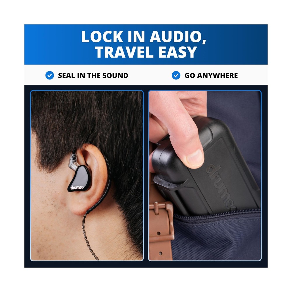 Drumeo EarDrums Black Edition