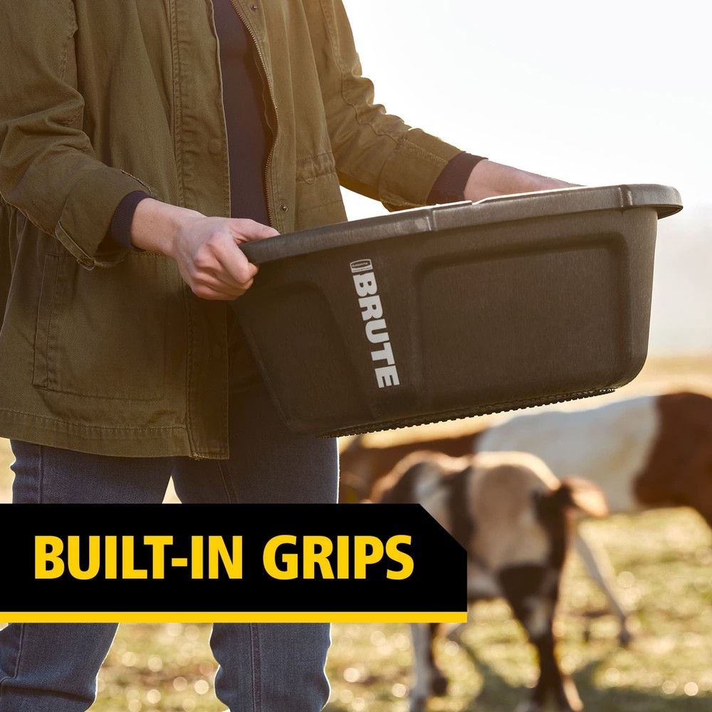 6 Gal Animal Feeder W/ Rustproof Frame & Stackable Design for Livestock