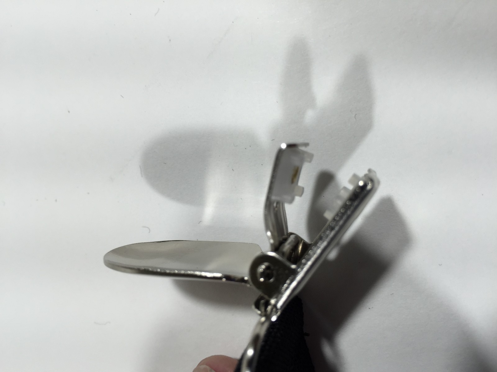 Military 4pk Shirt Stay Garters With Gator Clip BLACK Made in USA