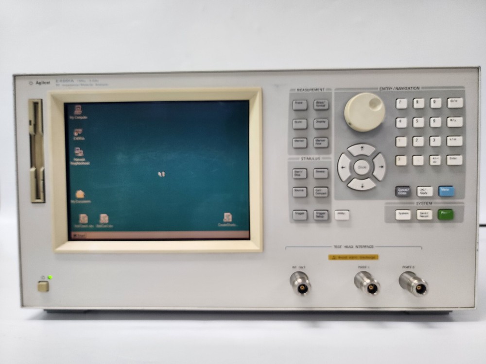 Agilent E4991A RF Impedance/Material Analyzer, 3 GHz, E4991A Test Head, 16192A