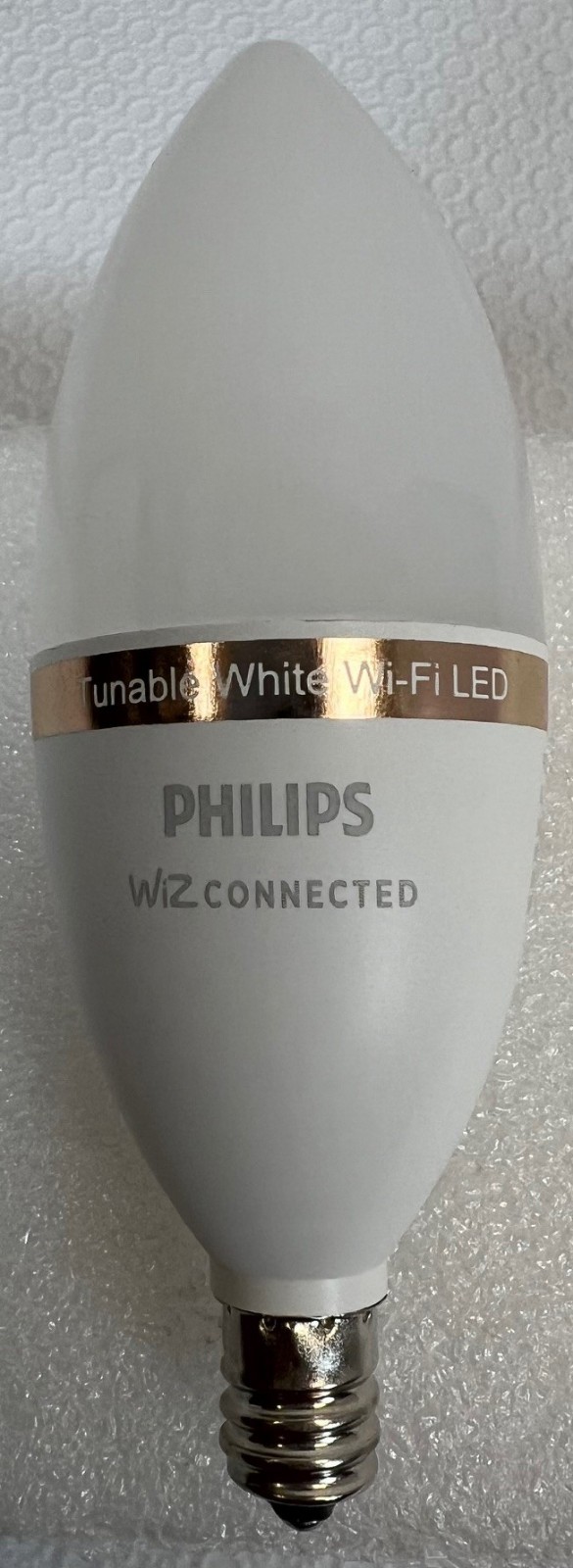 Lot of 3 -Philips Wiz 40W Tunable White Wi-Fi LED Bulb E12 -FREE S/H