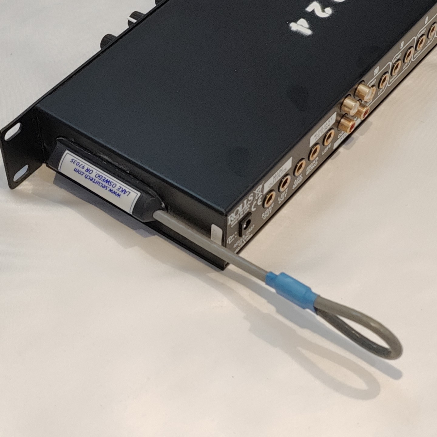 Rolls RM219 Stereo Mic Line Mixer 10 Port Includes Power Adapter Works