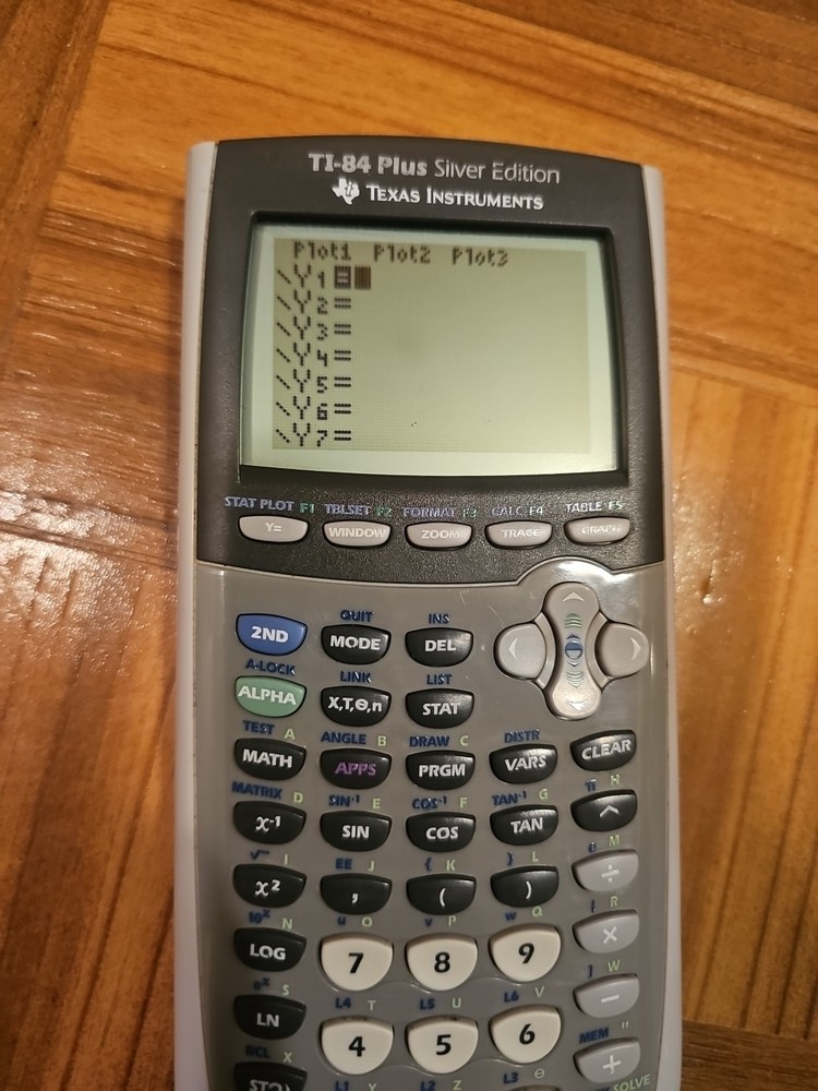 Texas Instruments TI-84 Plus Silver Edition Graphing Calculator - Tested Works