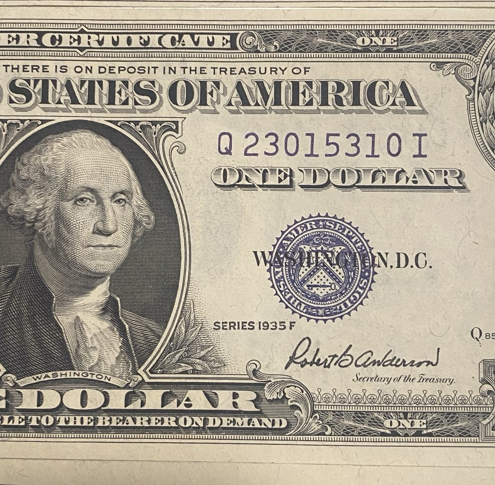 3 consecutive Error 1935C Miscut/Misaligned $1 Silver Certificate UNC！RARE！！