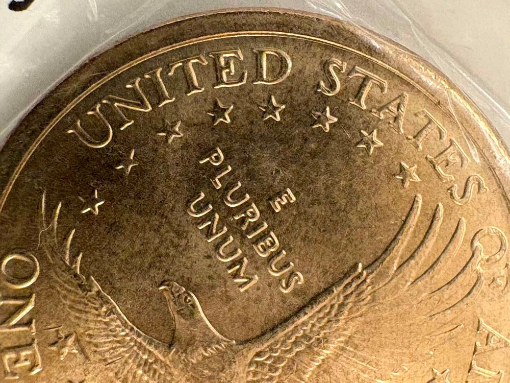 2006-D Sacagawea dollar with minting errors that collectors should notice