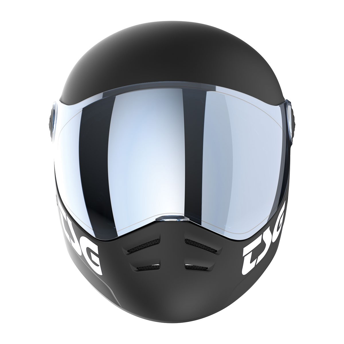 TSG Pass 2.0 Full Face Helmet , Downhill Skateboarding, M (56-58 cm), Black