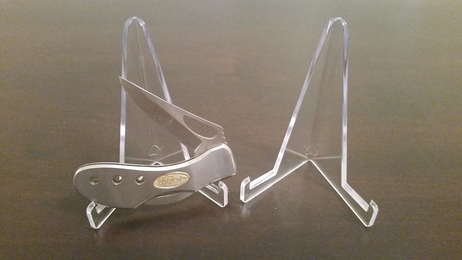 *10 Best Value 3-3/8" Display Stand Pocket Knife Knives Lighters Watches Watch