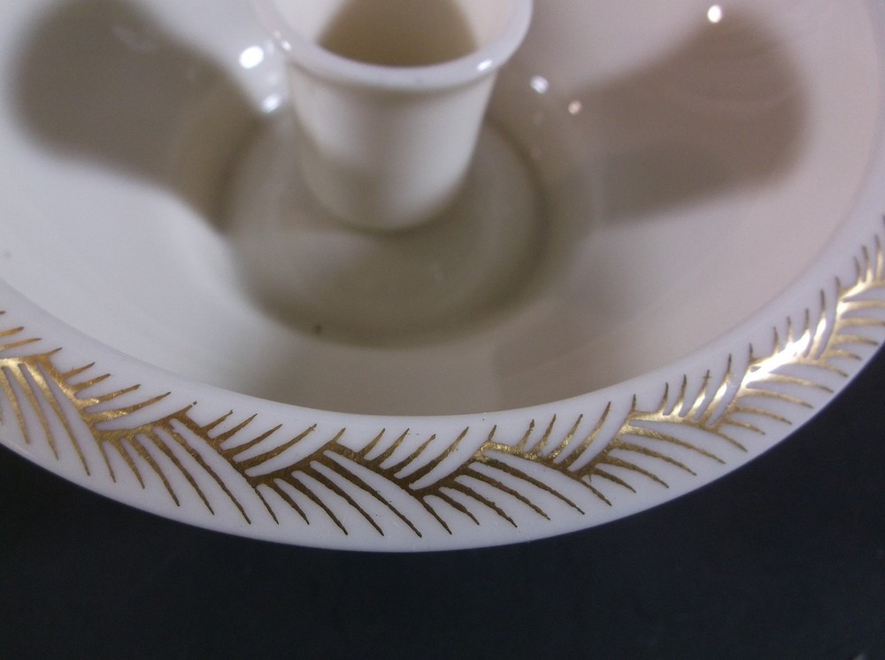 Lenox China cupped candle holders