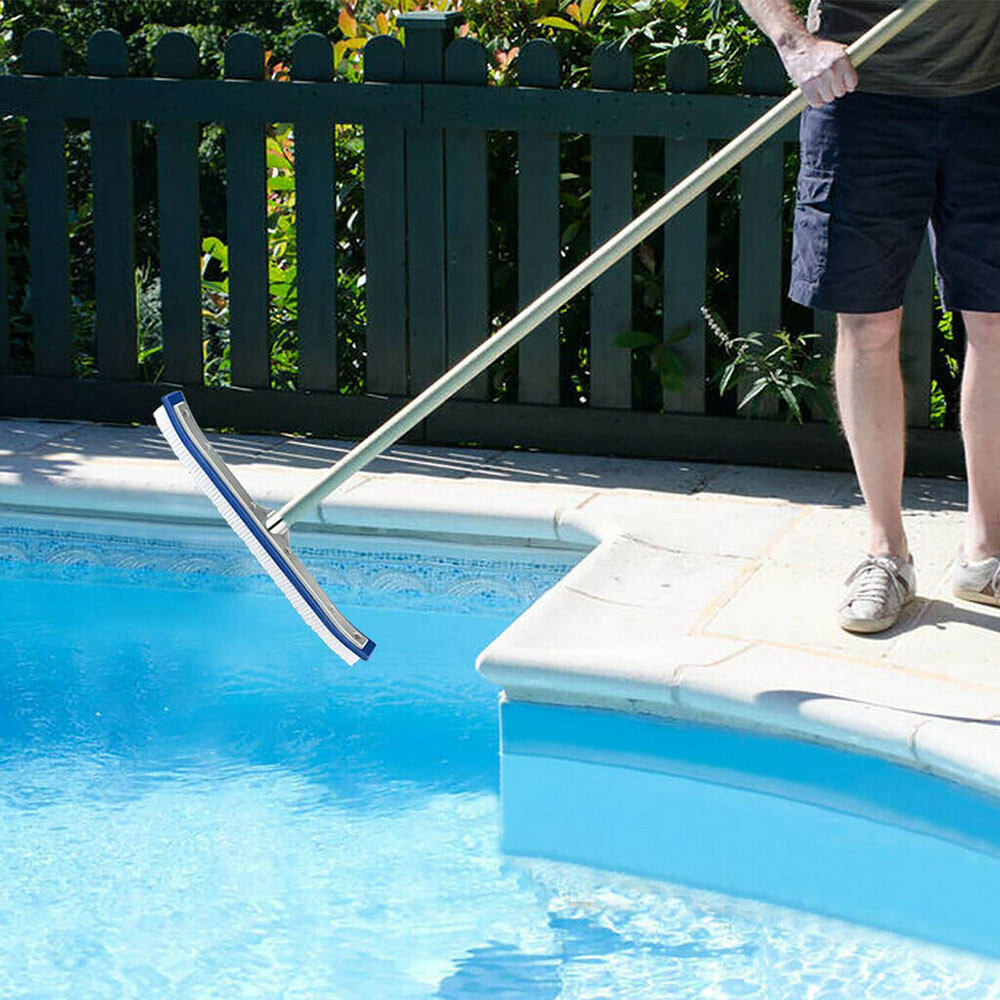 Professional-Grade Pool Brush - 18" Universal Fit, Durable & Lightweight