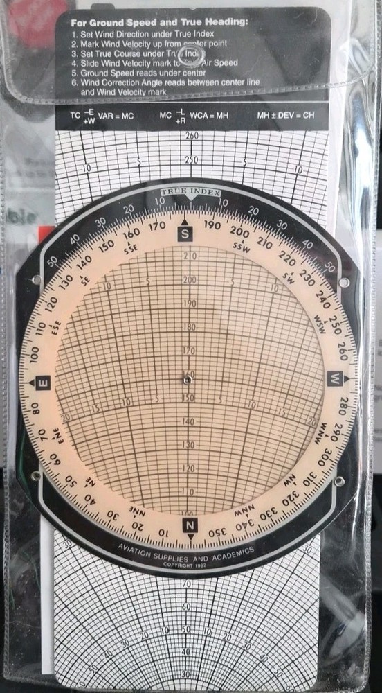 ASA E6-B Flight Computer With Case