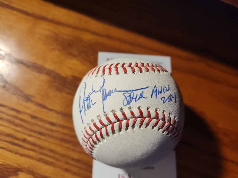 Peter Gammons Spink Award JSA Certified Baseball
