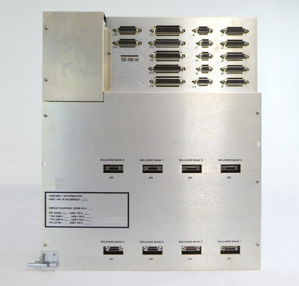 Semitool 913ACMS0021 ACMS II I/O Control Block Assembly Working Surplus