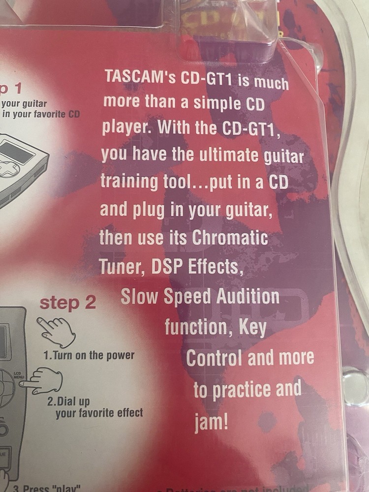TASCAM Portable CD Guitar Trainer CD-GT1 - NEW