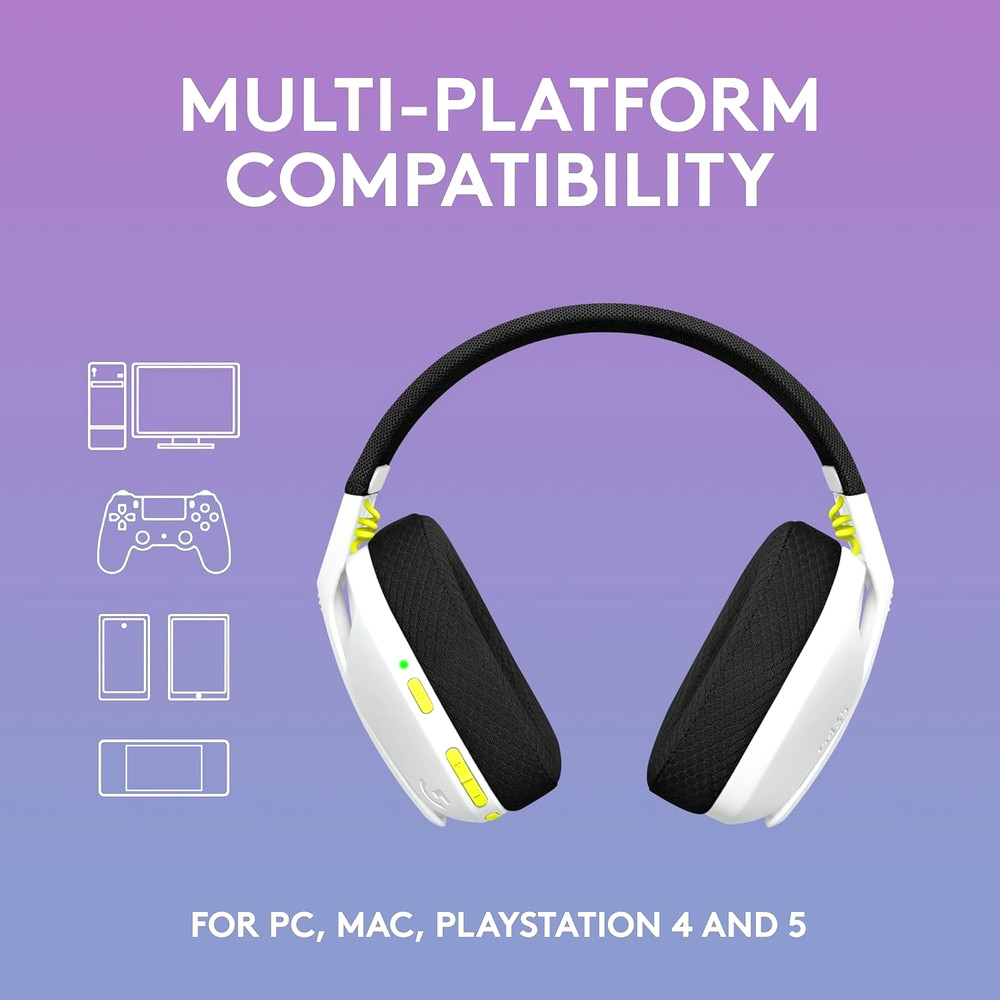 Logitech G435 Wireless Gaming Headset for PC, PS4, PS5, Nintendo Switch