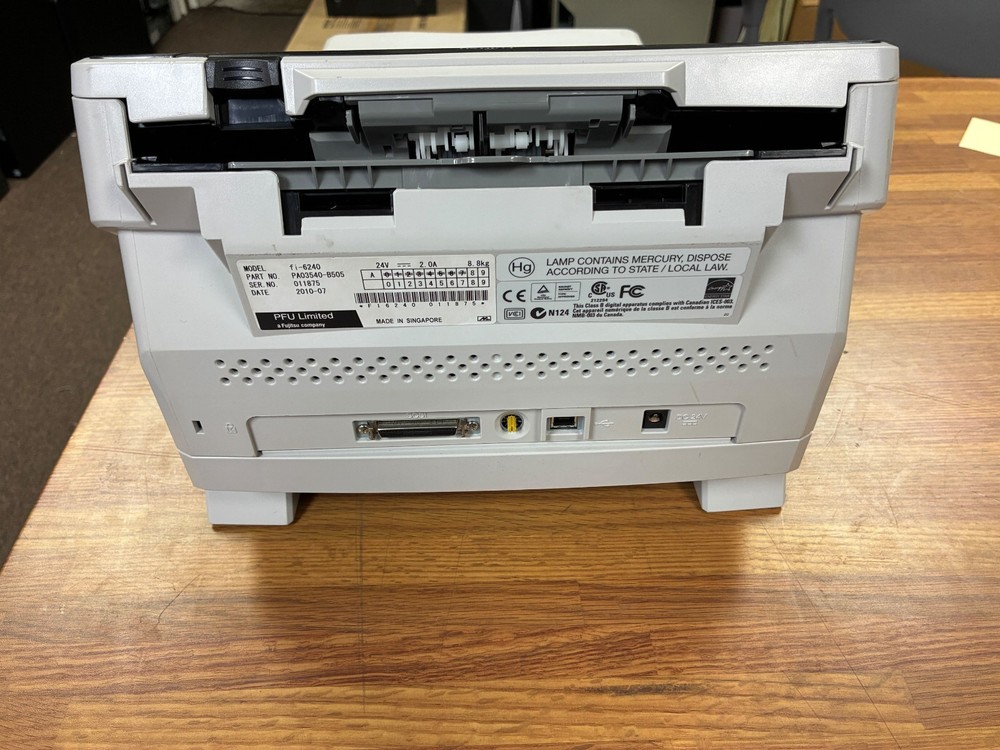 Fujitsu fi-6240 Flat-Bed/ADF Document Scanner PA03540-B505