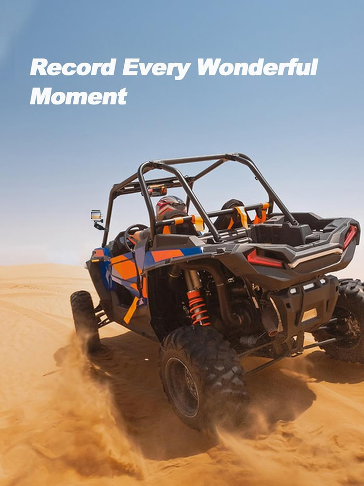 UTV Camera Mount for 1.75"-2" Roll Bars - Compatible with Gopro, Mevo Start & Mo