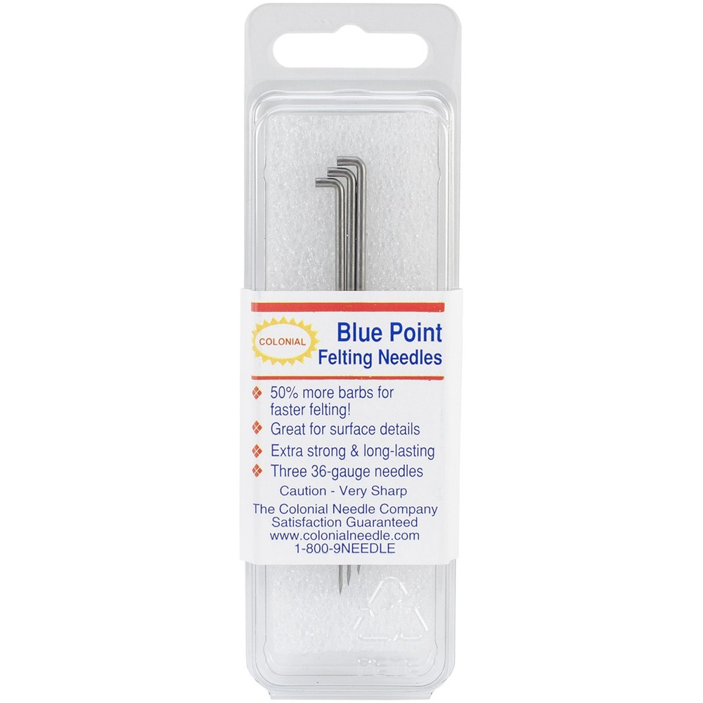 Blue Point Felting Needles 3/Pkg Size 36 Triangle