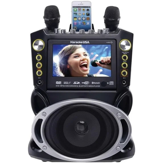Karaoke USA GF842 MP3 System - Black