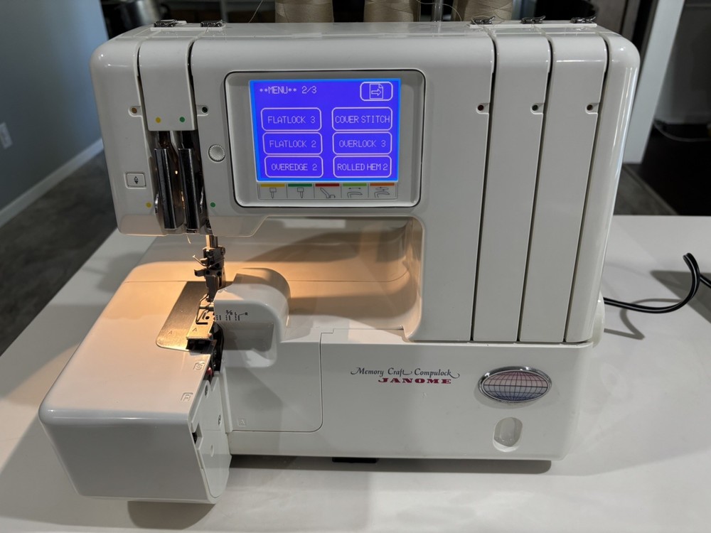 Janome Memory Craft Compulock Model:888