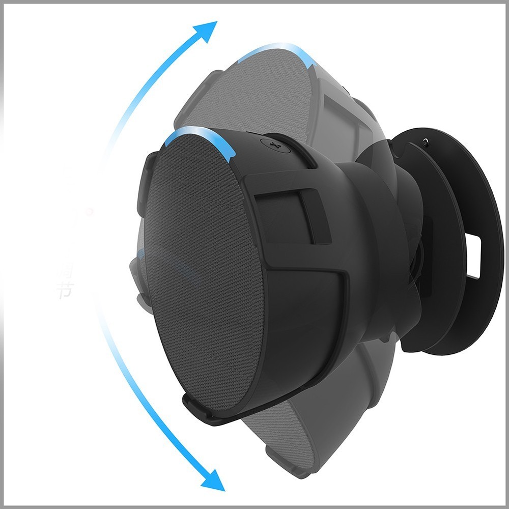 Speaker Wall Mount Holder with Space Saving Design and Cable Organizer
