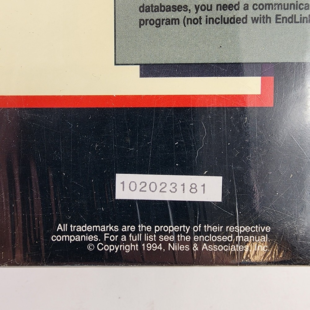 ENDLINK 2 Macintosh Software for EndNote reference/bibliography 1994 SEALED NEW