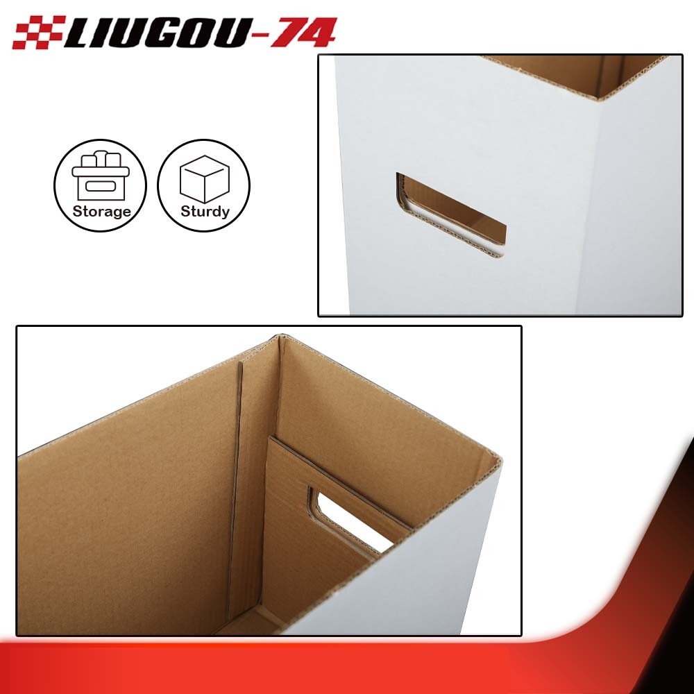 3Pack Comic Books Storage Boxes Short Holds 150-175 Stackable Durable Archive