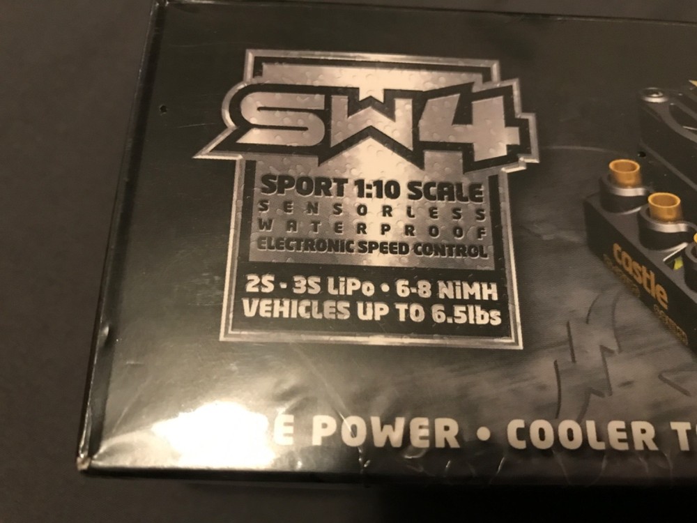 Castle Creations SW4 Sidewinder 4 WP Sensorless ESC / Speed Control Only