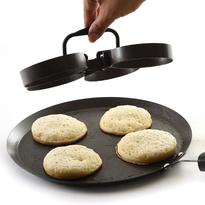 Non Fried Egg Pancake Ring Maker Kitchen Baking Omelet Mold Cooking Pan