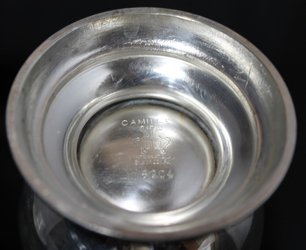 Vintage International Silver Company CAMILLE SILVERPLATE CREAMER 6004 Marked