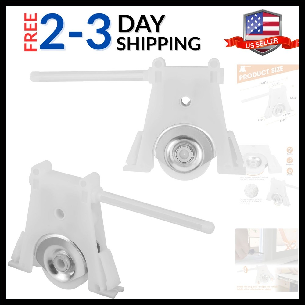 2 Pack Sliding Screen Door Lower Roller Assembly, Compatible with Andersen Pa...