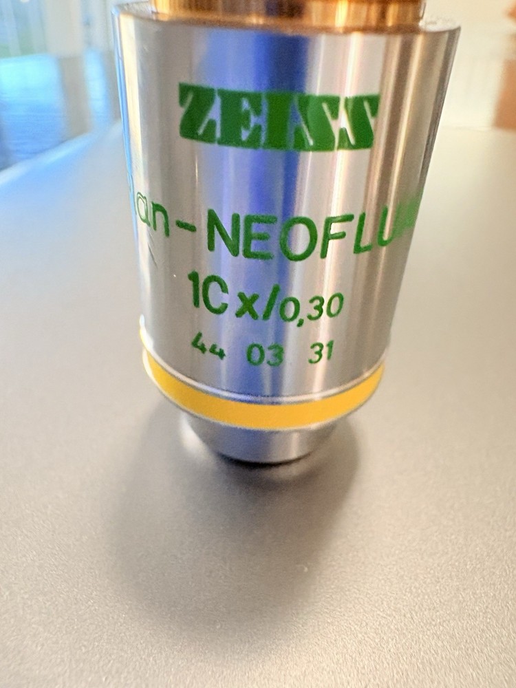 ZEISS Plan-NEOFLUAR 10x/0.30 Ph1 Phase Contrast Microscope Objective
