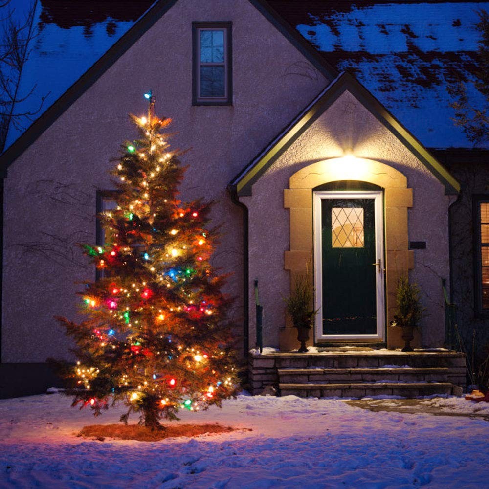 105ft 300 LED Christmas String Lights, End-to-End Plug 8 Modes - UL Certified...