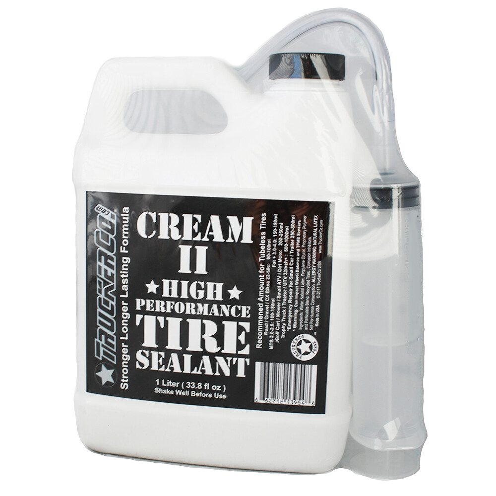 Liter TruckerCo Cream II 2  latex mountain road bike Tubeless Tire Sealant Quart