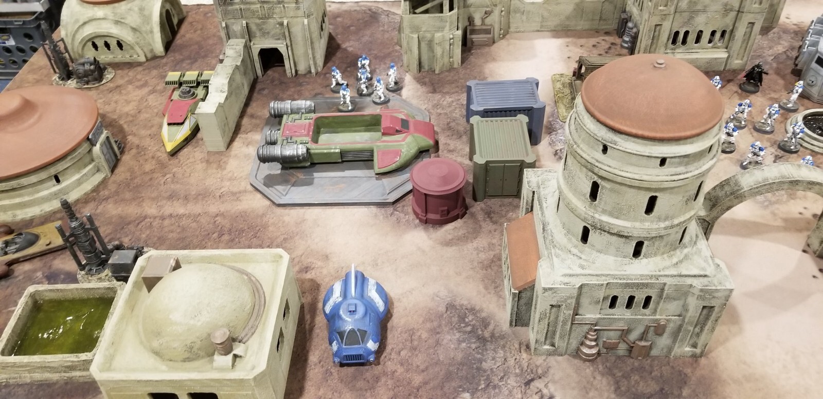 Desert Tower Building 28mm Legion Sci-fi Tabletop Terrain