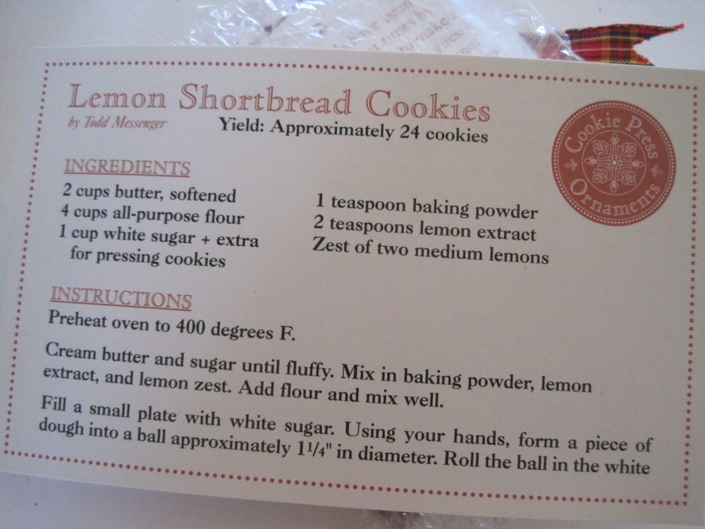 Demdaco Bell Cookie Press