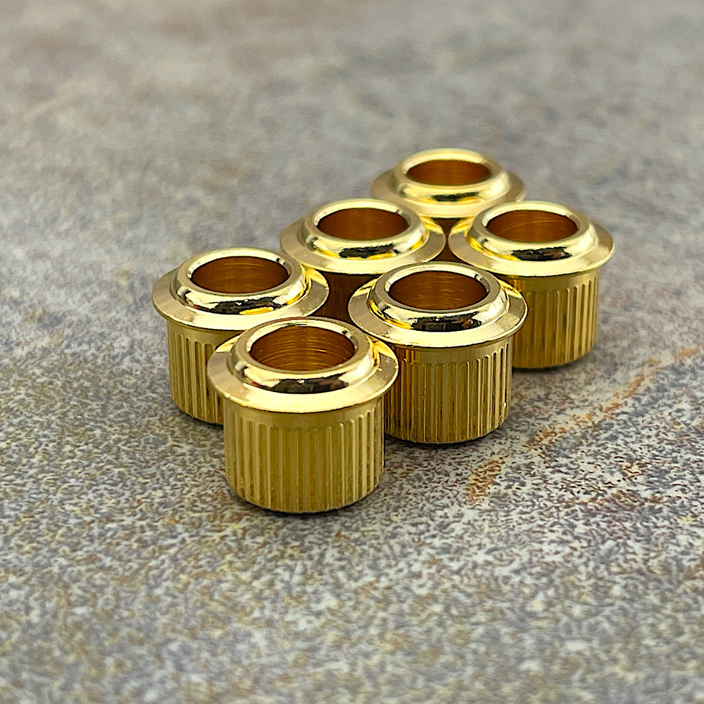 Gotoh Guitar Strings Conversion Bushings - Gold - 6 pack - BU-CBG