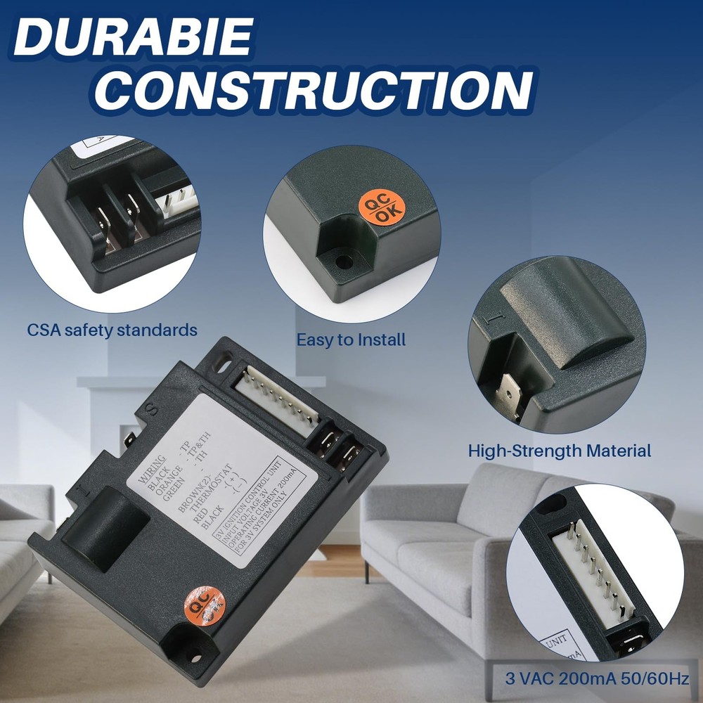Fireplace Electronic IPI Control Module, Gas Fireplace Ignition Module for He...