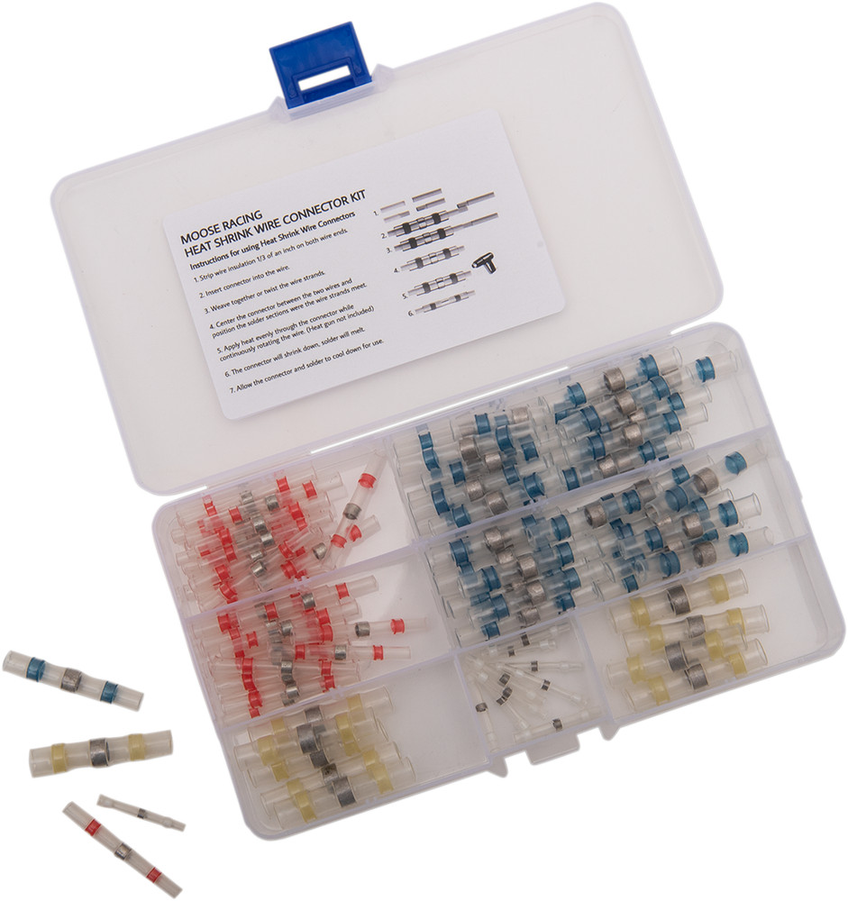 MOOSE OFFROAD Wire Connectors - 100 PC Set 03-1000M